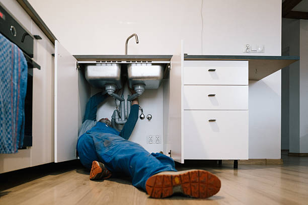 Professional Drain Cleaning technician working in High Bridge, NJ